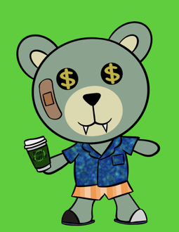 Best Polygon NFT Collection on Opensea - Jolly Teddy Party #4440