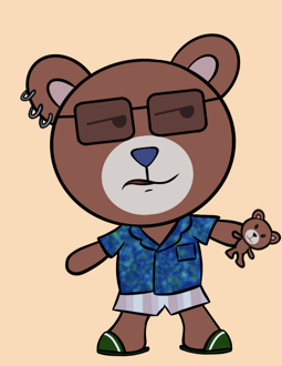 Best Polygon NFT Collection on Opensea - Jolly Teddy Party #4447