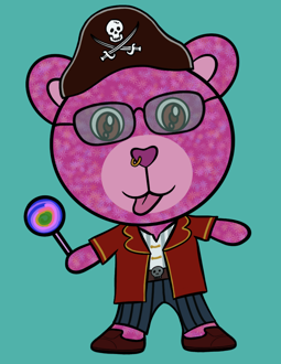 Best Polygon NFT Collection on Opensea - Jolly Teddy Party #4450