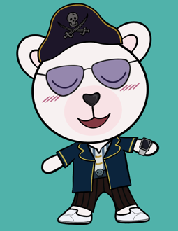 Best Polygon NFT Collection on Opensea - Jolly Teddy Party #447