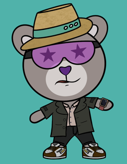 Best Polygon NFT Collection on Opensea - Jolly Teddy Party #4506