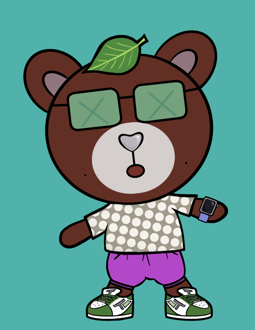 Best Polygon NFT Collection on Opensea - Jolly Teddy Party #4510