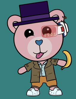 Best Polygon NFT Collection on Opensea - Jolly Teddy Party #4511