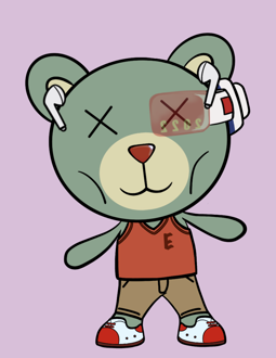 Best Polygon NFT Collection on Opensea - Jolly Teddy Party #4513