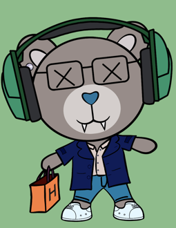 Best Polygon NFT Collection on Opensea - Jolly Teddy Party #452