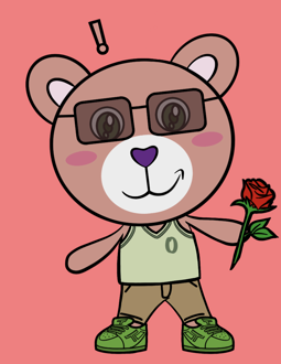 Best Polygon NFT Collection on Opensea - Jolly Teddy Party #4526