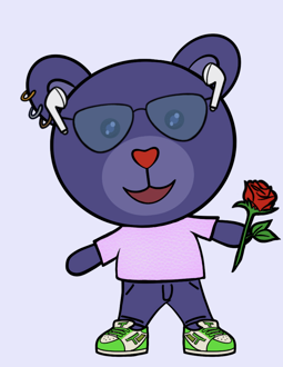 Best Polygon NFT Collection on Opensea - Jolly Teddy Party #4536