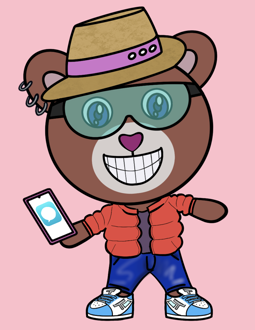 Best Polygon NFT Collection on Opensea - Jolly Teddy Party #4546