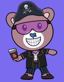 Best Polygon NFT Collection on Opensea - Jolly Teddy Party #4550