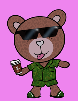 Best Polygon NFT Collection on Opensea - Jolly Teddy Party #457