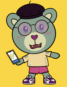 Best Polygon NFT Collection on Opensea - Jolly Teddy Party #4613
