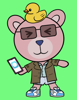 Best Polygon NFT Collection on Opensea - Jolly Teddy Party #4620