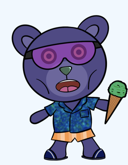 Best Polygon NFT Collection on Opensea - Jolly Teddy Party #4625