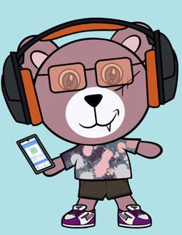 Best Polygon NFT Collection on Opensea - Jolly Teddy Party #4626