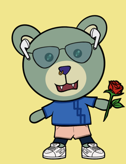 Best Polygon NFT Collection on Opensea - Jolly Teddy Party #4630