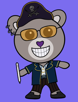 Best Polygon NFT Collection on Opensea - Jolly Teddy Party #4633