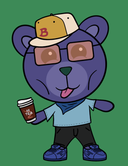 Best Polygon NFT Collection on Opensea - Jolly Teddy Party #4637