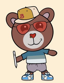 Best Polygon NFT Collection on Opensea - Jolly Teddy Party #464