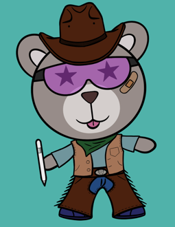 Best Polygon NFT Collection on Opensea - Jolly Teddy Party #4641