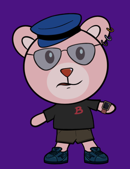 Best Polygon NFT Collection on Opensea - Jolly Teddy Party #4649