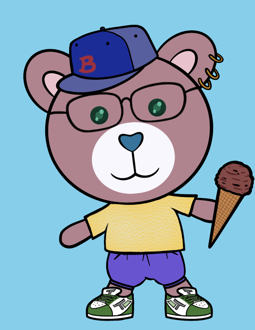 Best Polygon NFT Collection on Opensea - Jolly Teddy Party #466