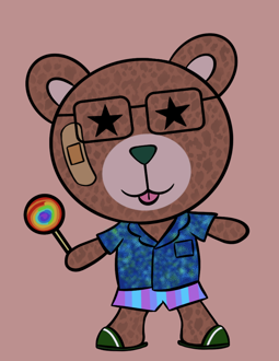 Best Polygon NFT Collection on Opensea - Jolly Teddy Party #4700