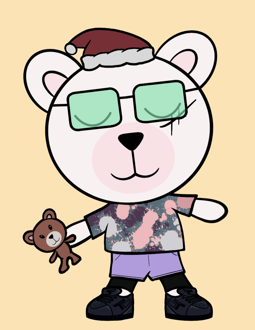 Best Polygon NFT Collection on Opensea - Jolly Teddy Party #4753