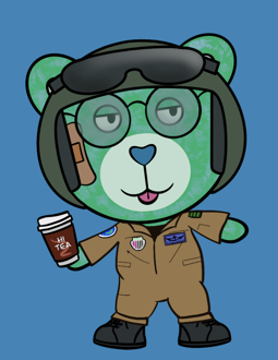 Best Polygon NFT Collection on Opensea - Jolly Teddy Party #4754