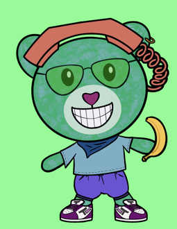 Best Polygon NFT Collection on Opensea - Jolly Teddy Party #4767