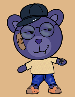 Best Polygon NFT Collection on Opensea - Jolly Teddy Party #4769