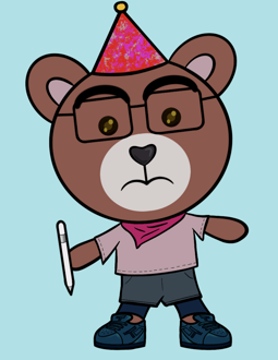 Best Polygon NFT Collection on Opensea - Jolly Teddy Party #4774