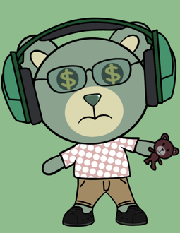 Best Polygon NFT Collection on Opensea - Jolly Teddy Party #4776