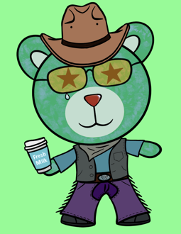 Best Polygon NFT Collection on Opensea - Jolly Teddy Party #4787
