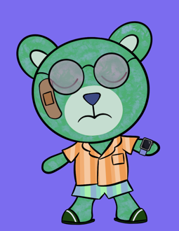 Best Polygon NFT Collection on Opensea - Jolly Teddy Party #4790
