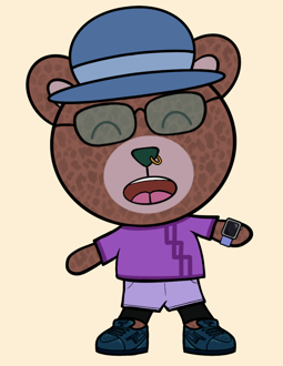 Best Polygon NFT Collection on Opensea - Jolly Teddy Party #481