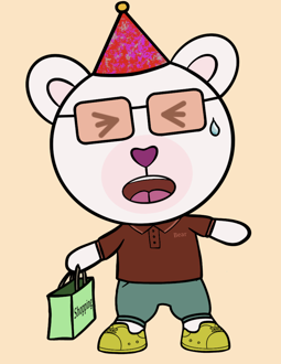 Best Polygon NFT Collection on Opensea - Jolly Teddy Party #4851