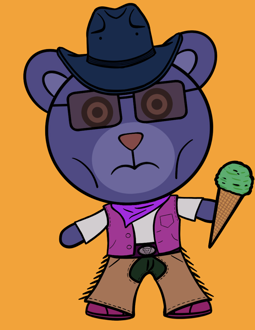 Best Polygon NFT Collection on Opensea - Jolly Teddy Party #4852