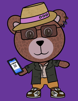 Best Polygon NFT Collection on Opensea - Jolly Teddy Party #4861