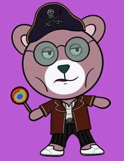 Best Polygon NFT Collection on Opensea - Jolly Teddy Party #4870