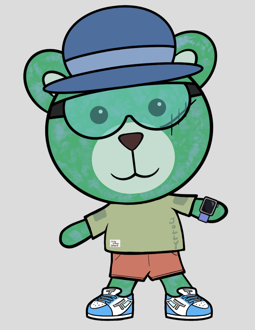 Best Polygon NFT Collection on Opensea - Jolly Teddy Party #4872