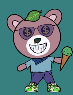 Best Polygon NFT Collection on Opensea - Jolly Teddy Party #4878