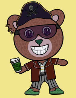 Best Polygon NFT Collection on Opensea - Jolly Teddy Party #4879