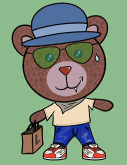 Best Polygon NFT Collection on Opensea - Jolly Teddy Party #488