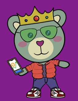 Best Polygon NFT Collection on Opensea - Jolly Teddy Party #4889