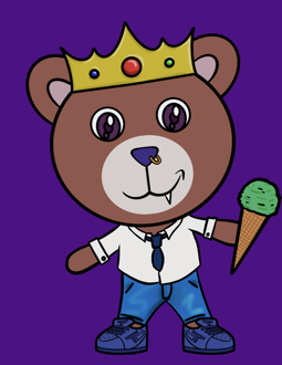 Best Polygon NFT Collection on Opensea - Jolly Teddy Party #4890