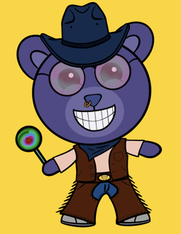 Best Polygon NFT Collection on Opensea - Jolly Teddy Party #4893