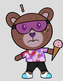 Best Polygon NFT Collection on Opensea - Jolly Teddy Party #4894