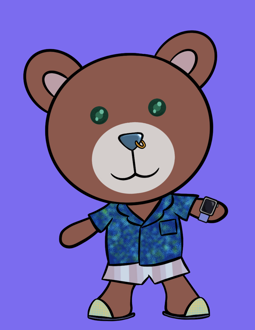 Best Polygon NFT Collection on Opensea - Jolly Teddy Party #4896