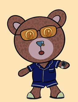 Best Polygon NFT Collection on Opensea - Jolly Teddy Party #4899