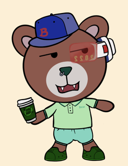 Best Polygon NFT Collection on Opensea - Jolly Teddy Party #4905